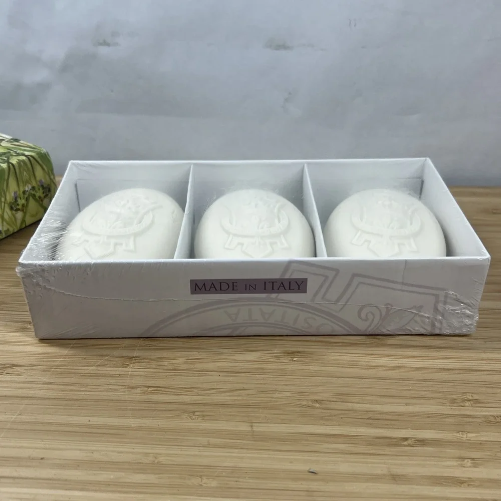 La Florentina ~ Lavender Moisturizing Bar Soap‎ 3 X 5.3 oz Made in Italy NIB